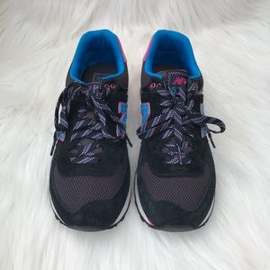 New Balance 574 Black and Pink Sneakers SZ 8.5